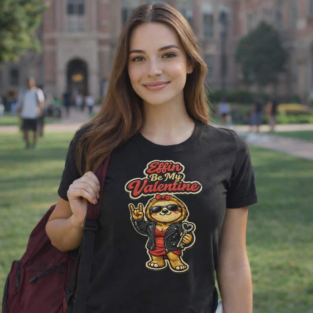 Effin Be My Valentine | Her Edition | Valentine's Gift T-shirt