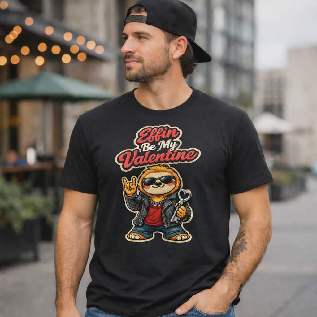 Effin Be My Valentine | His Edition Tee | Valentine's Gift T-shirt