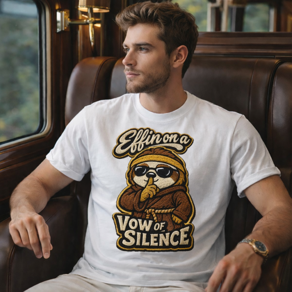 Effin on a Vow of Silence | Relatable Mood T-Shirt