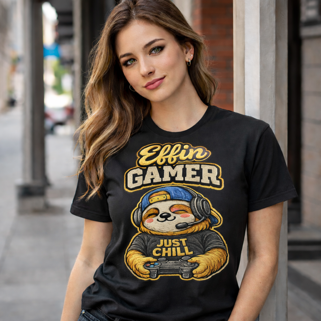 Effin Gamer | His Edition | Video Game Lover Shirt | Trendy Gamer Gift Tee
