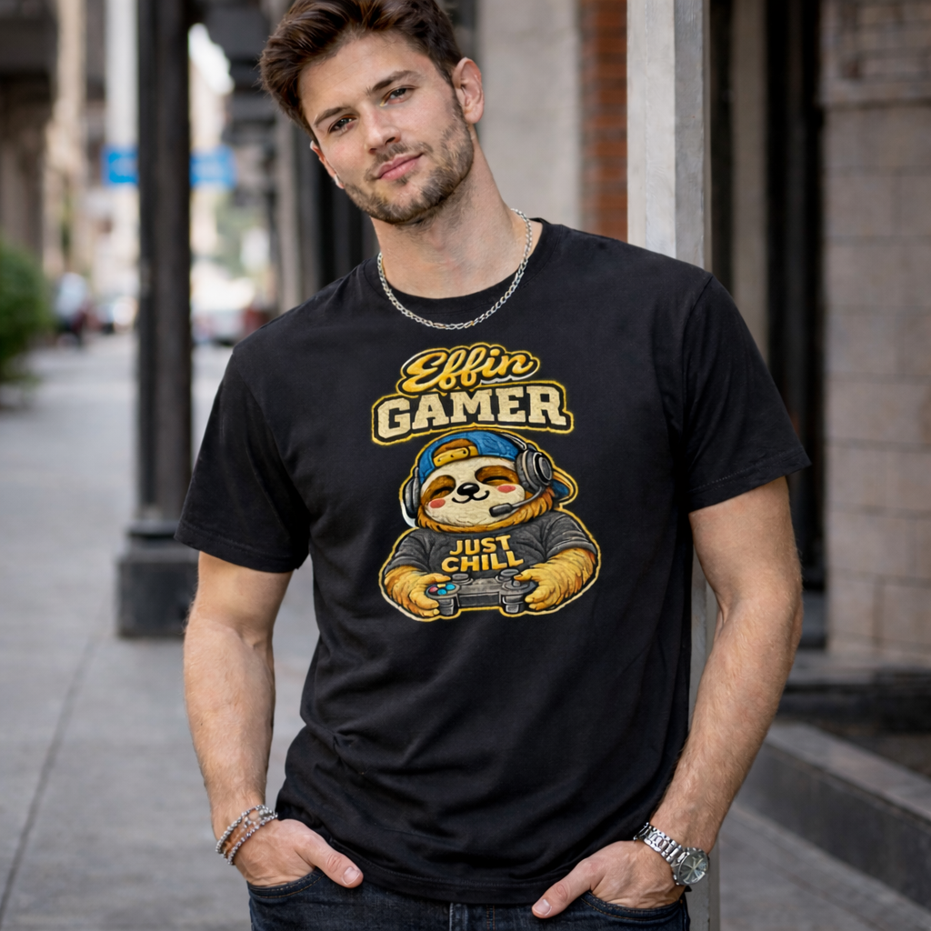 Effin Gamer | His Edition | Video Game Lover Shirt | Trendy Gamer Gift Tee