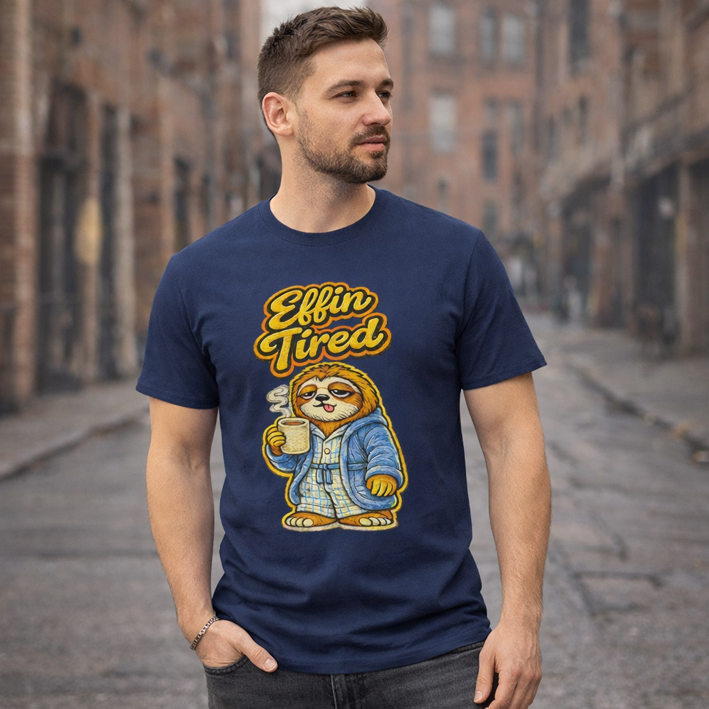 Effin’ Tired | Relatable Mood T-Shirt