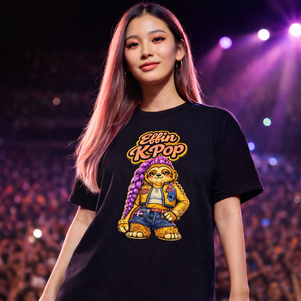 Effin K-Pop | Cute Idol Graphic Shirt | K-Pop Lover Gift Tee