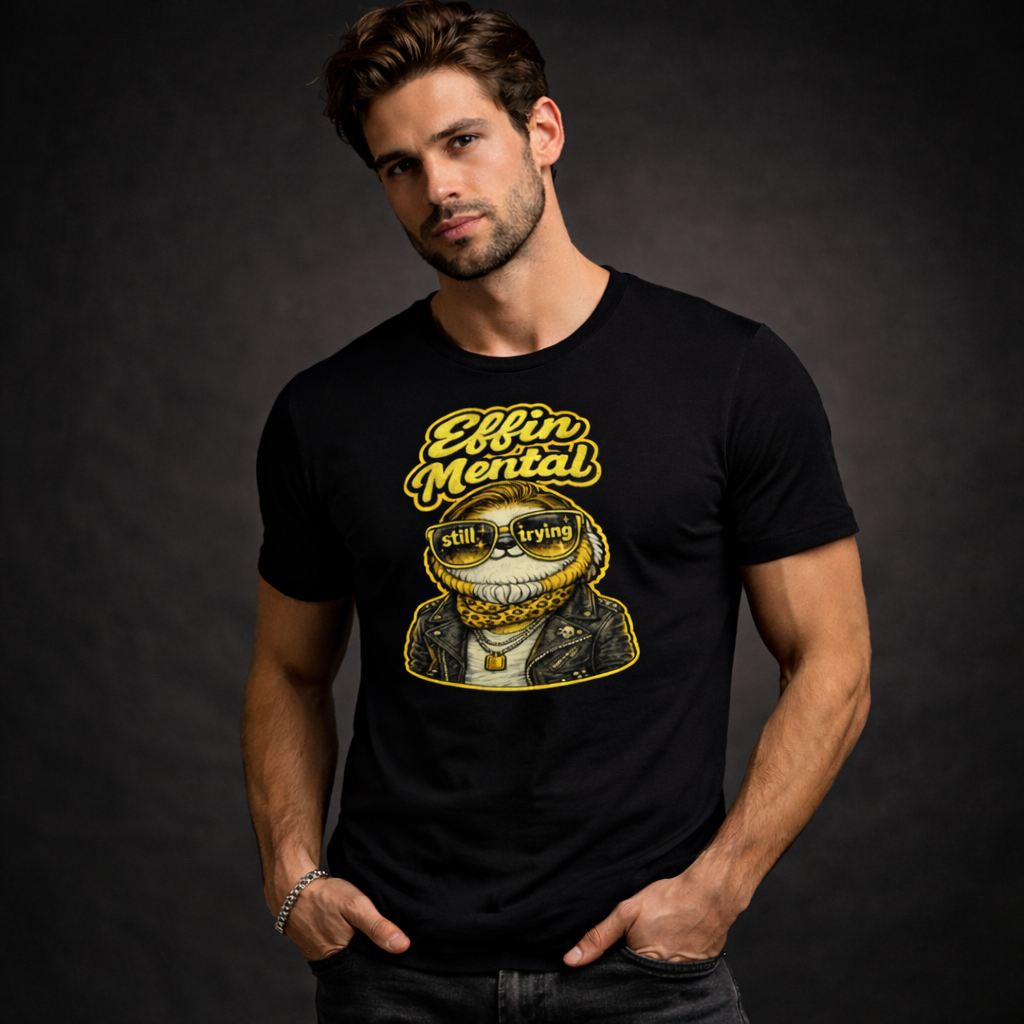 Effin Mental | Still Trying | Mental Health Awareness T-Shirt