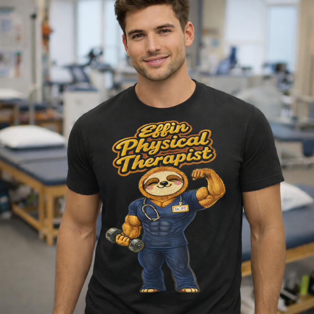 Effin Physical Therapist | Funny PT Shirt | Therapist Gift T‑Shirt | His Edition